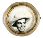 GENE AUTRY PORTRAIT RING AND RARE TV FILM VIEWER WITH FILM.