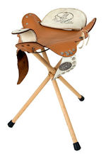 "ROY ROGERS AND TRIGGER" SADDLE SEAT.