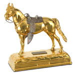 ROY ROGERS GOLD-PLATED "TRIGGER" GIFT TO ED WYNN.