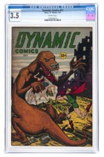 "DYNAMIC COMICS" CGC-GRADED COMIC BOOK LOT.