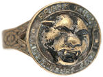 "FRANK BUCK'S ADVENTURE CLUB" RING.