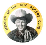 ROY ROGERS 1950s BRITISH FAN CLUB RARE BUTTON VARIETY.