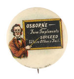 SCHOOLMASTER TEACHES VIRTUES OF OSBORNE FARM IMPLEMENTS 1896-98.