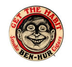 "SMOKE BEN-HUR CIGARS GET THE HABIT."