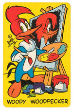 WOODY WOODPECKER DRAWING LESSONS COMPLETE PREMIUM CARD SET.