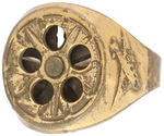 DAVEY ADAMS RARE SEAFARER'S CLUB SIREN RING.