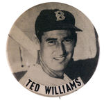 TED WILLIAMS 1.75" STADIUM BUTTON.