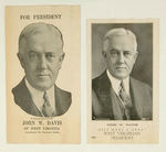 DAVIS PHOTO HAND-OUTS 1924.