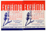 “THE EXHIBITOR” 1942 MAGAZINE PAIR.