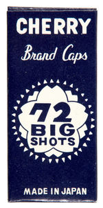 “CHERRY BRAND 72 BIG SHOT CAPS” STORE DISPLAY WITH 58 BOXES.