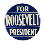 FDR SCARCE 4" SLOGAN BTN.