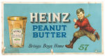 “HEINZ TOMATO KETCHUP” STANDEE/"HEINZ PEANUT BUTTER" SIGN.