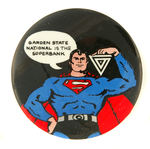 SUPERMAN BANK ENDORSEMENT LARGE BUTTON.