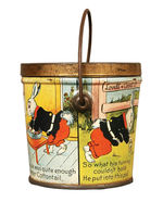 PETER COTTONTAIL TIN CANDY PAIL.