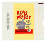 “ELVIS PRESLEY” TOPPS 5¢ GUM CARD WRAPPER.