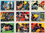 “BATMAN” TOPPS GUM CARD SET WITH WRAPPER.