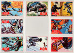 “BATMAN” TOPPS SERIES A GUM CARD SET WITH WRAPPER.