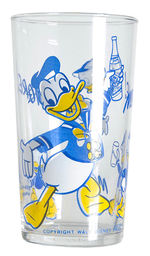 "DONALD DUCK BEVERAGES" GLASS.