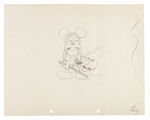 MICKEY MOUSE "FIDDLING AROUND"/"JUST MICKEY" PRODUCTION DRAWING LOT.