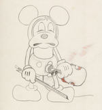 MICKEY MOUSE "FIDDLING AROUND"/"JUST MICKEY" PRODUCTION DRAWING LOT.