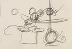 MICKEY MOUSE "JUNGLE RHYTHM" UNUSED GAG CONCEPT ART.