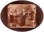 FIVE MIRRORS FOR THEATER COMPANY, MOVIE SERIAL, MARY PICKFORD, AND MIDGET DOLL FAMILY.