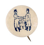 MEAT CUTTERS BROTHERHOOD BUTTON.