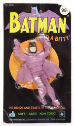 "BATMAN BEND-A-BITTY" BENDEE TOY ON CARD.