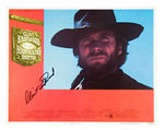 CLINT EASTWOOD SIGNED "HIGH PLAINS DRIFTER" LOBBY CARD.