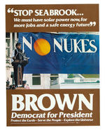 JERRY BROWN TWO 1980 HOPEFUL POSTERS PLUS EARLY SOLAR ENERGY POSTER.