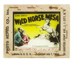 COWBOY MOVIE COMING ATTRACTION SLIDES WITH WILLIAM HART/TOM MIX/BUCK JONES/ETC.