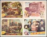 GENE AUTRY 1942 LOBBY CARDS INCLUDING "HOME IN WYOMIN'/CALL OF THE CANYON/BELLS OF CAPISTRANO."