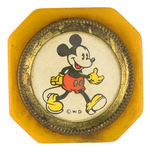 MICKEY MOUSE CATALIN PLASTIC PENCIL SHARPENER.