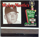 "MICKEY MANTLE'S HOLIDAY INN" UNUSED MATCHBOOK.