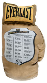 "EVERLAST" OVER-SIZED PROMOTIONAL BOXING GLOVE WITH BOXING LEGENDS NAMES.