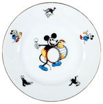 "MICKEY MOUSE" BAVARIAN CHINA PLATES PAIR.