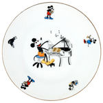 "MICKEY MOUSE" BAVARIAN CHINA PLATES TRIO.