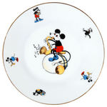 "MICKEY MOUSE" BAVARIAN CHINA PLATES TRIO.