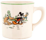 MICKEY & FRIENDS FOUR PIECE DINNERWARE SET.