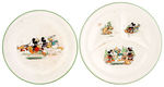 MICKEY & FRIENDS FOUR PIECE DINNERWARE SET.