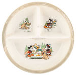 MICKEY & FRIENDS FOUR PIECE DINNERWARE SET.