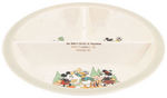 MICKEY & FRIENDS FOUR PIECE DINNERWARE SET.