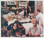 "GIVE PEACE A CHANCE" POSTER W/JOHN LENNON AND YOKO ONO.