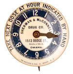 CLOCK FACE DOSE INDICATOR MECHANICAL.