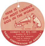 RCA "NIPPER" DOG PLUSH.