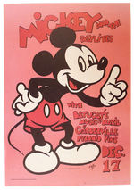 GRATEFUL DEAD/MICKEY MOUSE-RELATED "MICKEY AND THE DAYLITES" CONCERT POSTER.