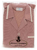 "JOHNNY CARSON SLEEPWEAR" BAGGED PAJAMA SET.