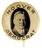 SCARCE "HOOVER DEMOCRAT."