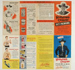 "HOPALONG CASSIDY PREMIUMS" FOLDERS.