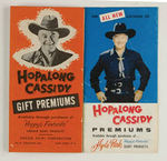 "HOPALONG CASSIDY PREMIUMS" FOLDERS.